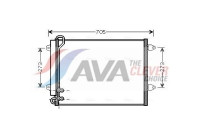 Kondensor, klimatanläggning VNA5225D Ava Quality Cooling
