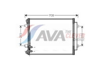 Kondensor, klimatanläggning VNA5226D Ava Quality Cooling