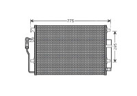 Kondensor, klimatanläggning VNA5277D Ava Quality Cooling