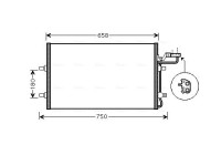 Kondensor, klimatanläggning VO5140 Ava Quality Cooling