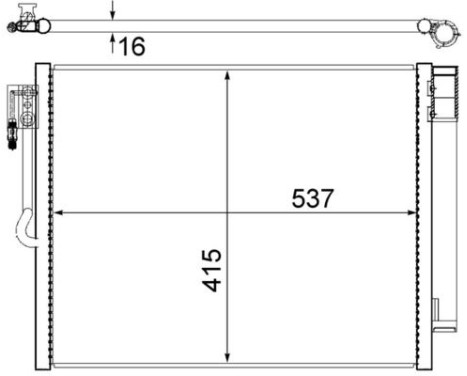 Kondensor, klimatanläggning, bild 2