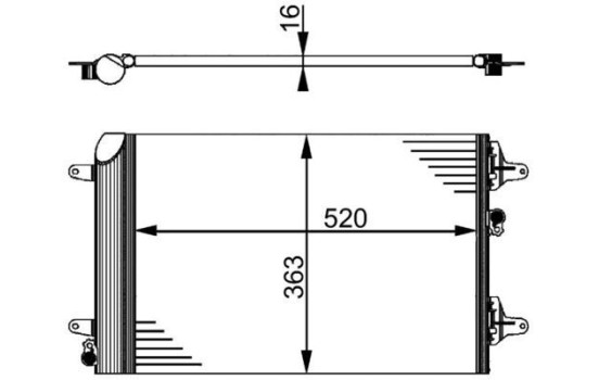 Kondensor, klimatanläggning, bild 2