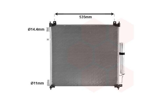 Kondensor, luftkonditionering 02015704 International Radiators