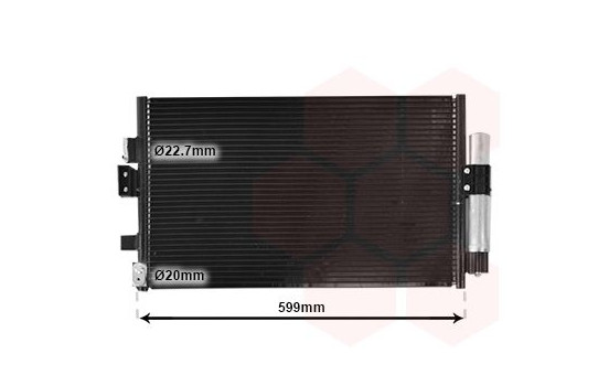 Kondensor, luftkonditionering 18015716 International Radiators