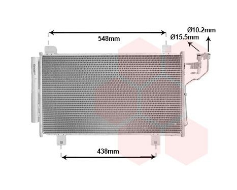 Kondensor, luftkonditionering 27015260 International Radiators