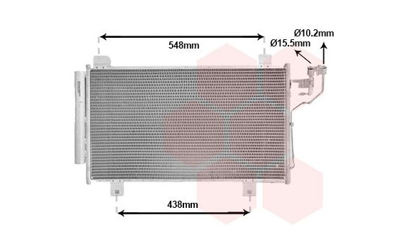 Kondensor, luftkonditionering 27015260 International Radiators