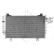 Kondensor, luftkonditionering 350229 NRF