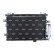 Kondensor, luftkonditionering 350527 NRF