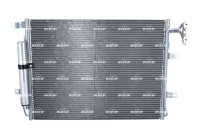 Kondensor, luftkonditionering 350628 NRF