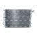 Kondensor, luftkonditionering 350628 NRF