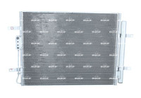 Kondensor, luftkonditionering 350651 NRF