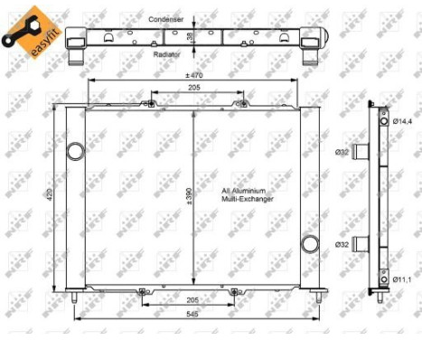 Kondensor, luftkonditionering 35887 NRF, bild 5
