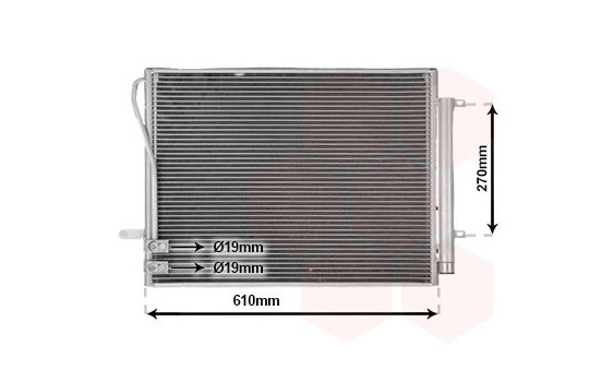 Kondensor, luftkonditionering 58015714 International Radiators