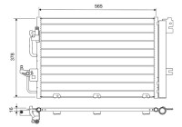 Kondensor, luftkonditionering 812704 Valeo