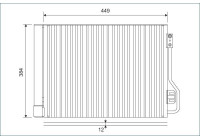 Kondensor, luftkonditionering 812882 Valeo