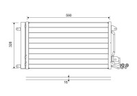 Kondensor, luftkonditionering 814364 Valeo