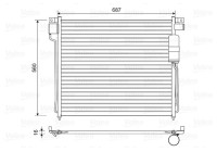 Kondensor, luftkonditionering 814483 Valeo