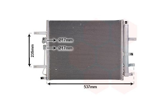 Kondensor, luftkonditionering 82015748 International Radiators