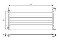 Kondensor, luftkonditionering 822720 Valeo