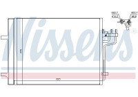 Kondensor, luftkonditionering 940223 Nissens