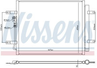 Kondensor, luftkonditionering 940931 Nissens