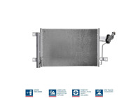 Kondensor, luftkonditionering 940984 Nissens