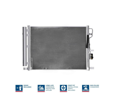 Kondensor, luftkonditionering 941290 Nissens, bild 2