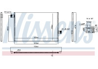 Kondensor, luftkonditionering 941324 Nissens