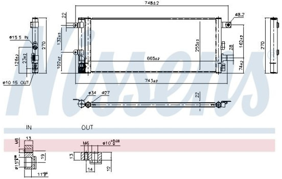 Kondensor, luftkonditionering 941334 Nissens, bild 6