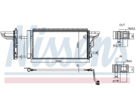 Kondensor, luftkonditionering 941370 Nissens, bild 6