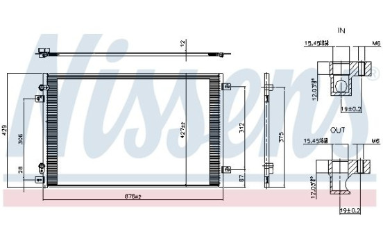 Kondensor, luftkonditionering 941450 Nissens, bild 6