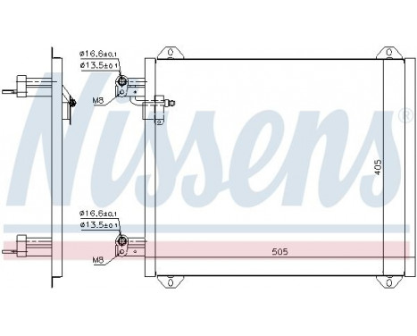 Kondensor, luftkonditionering 94584 Nissens, bild 6
