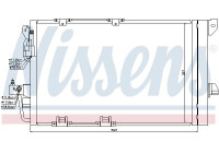 Kondensor, luftkonditionering 94650 Nissens