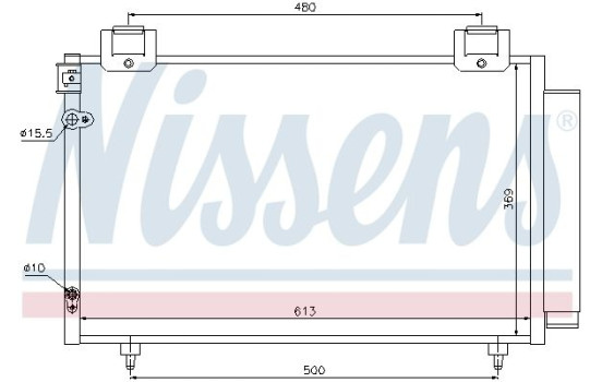 Kondensor, luftkonditionering 94730 Nissens, bild 6