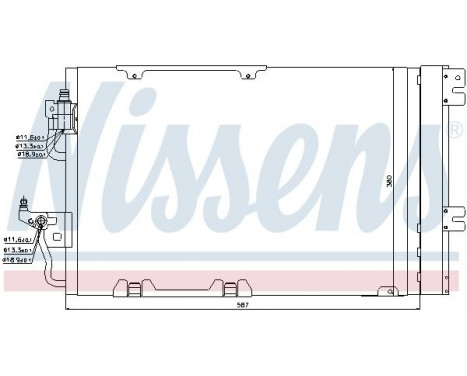 Kondensor, luftkonditionering 94807 Nissens, bild 6