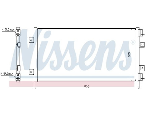 Kondensor, luftkonditionering 94811 Nissens, bild 6