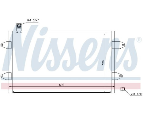 Kondensor, luftkonditionering 94905 Nissens, bild 2
