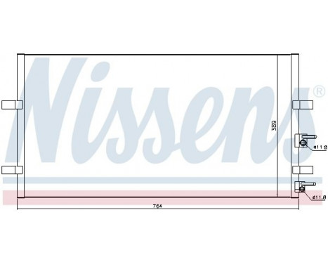 Kondensor, luftkonditionering 94915 Nissens, bild 6