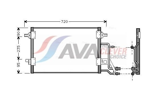 Kondensor, luftkonditionering AI5140 Ava Quality Cooling