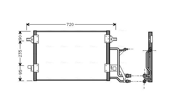 Kondensor, luftkonditionering AI5176 Ava Quality Cooling