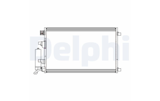 Kondensor, luftkonditionering CF20312 Delphi