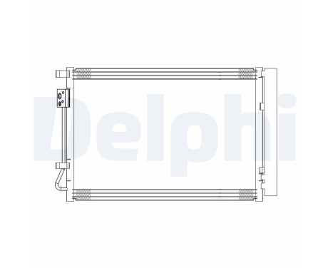 Kondensor, luftkonditionering CF20314 Delphi