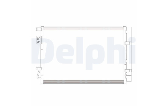 Kondensor, luftkonditionering CF20414 Delphi