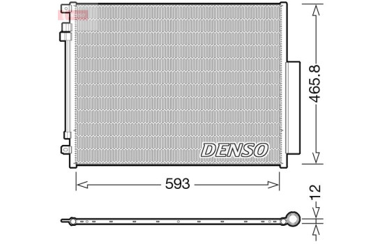 Kondensor, luftkonditionering DCN01025