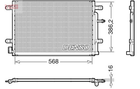 Kondensor, luftkonditionering DCN02038