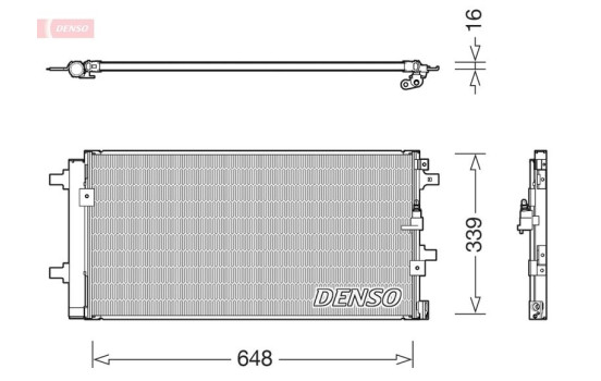 Kondensor, luftkonditionering DCN02043