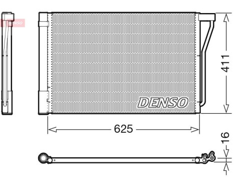 Kondensor, luftkonditionering DCN05022