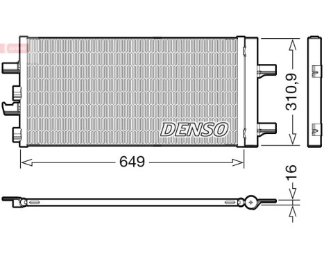 Kondensor, luftkonditionering DCN05104