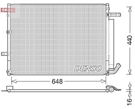 Kondensor, luftkonditionering DCN06018