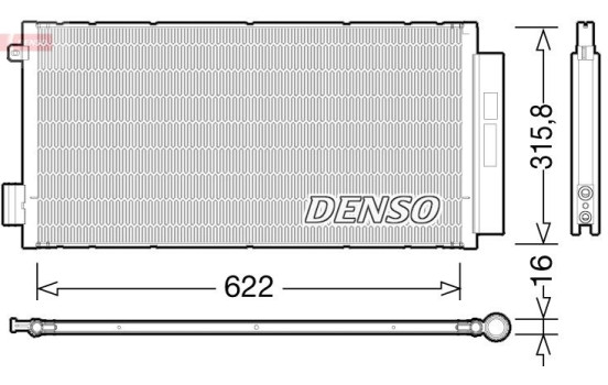 Kondensor, luftkonditionering DCN09044